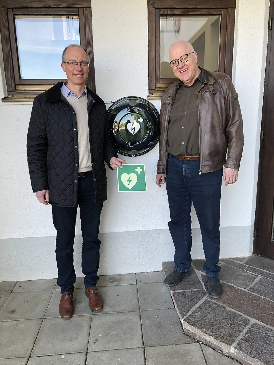 Stefan Klopfer und Bürgermeister Dr. Koch