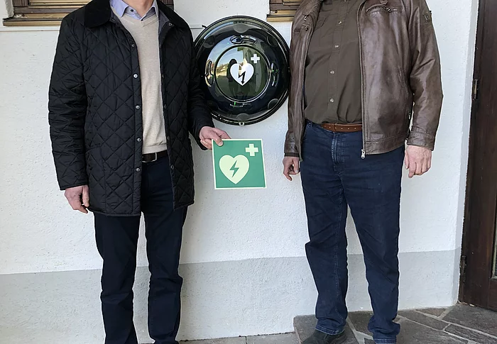 Stefan Klopfer und Bürgermeister Dr. Koch